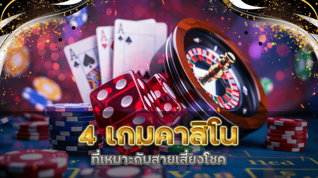 4 เกมคาสิโน gerntong777 ที่เหมาะกับสายเสี่ยงโชค